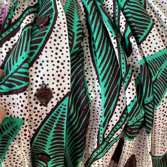 Sika Off the Shoulder Floral Printed Ruffle Maxi Dress Size 00 - Picture 10 of 14